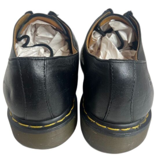 Vintage Dr Martens 1461 Men\'s Black Leather Oxfords Sneakers Size 12 Punk main image 5
